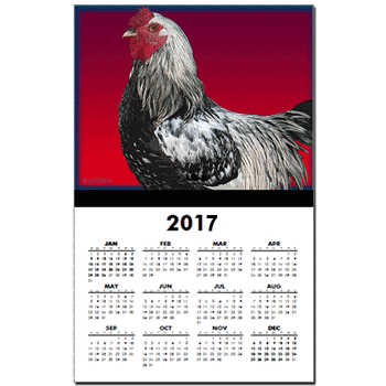 Hudson Valley Art: Willie the Rooster Calendar