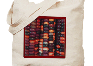 Hudson Valley Art: Painted Mountain Corn: Tote Bag